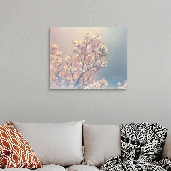 Flowering Dogwood I, Large Solid-Faced Canvas Wall Art Print, Great Big Canvas