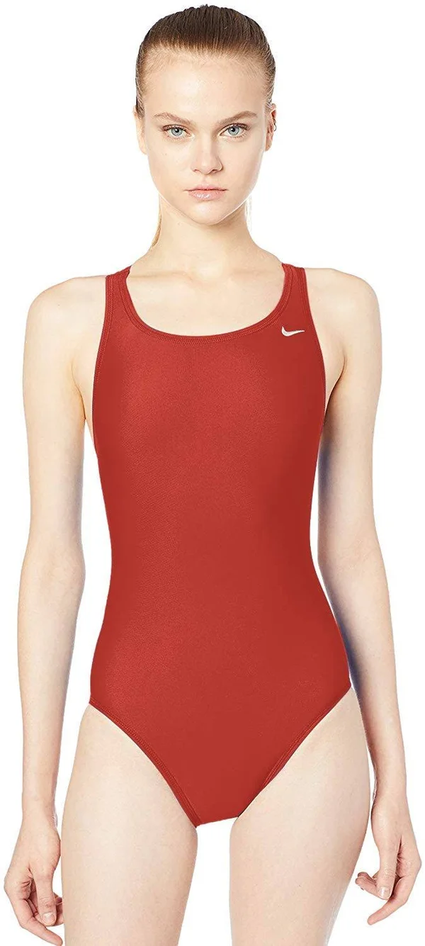 Nike Women's Core Solid Fast Back Swimsuit, Size: 24