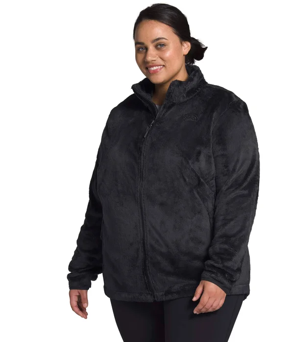 The North Face Women's Plus Osito Jacket - 1x - Asphalt Grey