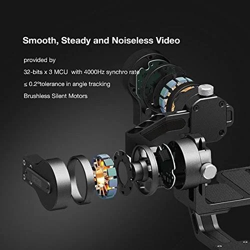 Zhiyun Crane (V2) 3-Axis Handheld Gimbal Stabilizer for Mirrorless Camera and Dslr Up to 3.96lb - I. E. Canon M, Nikon J, Sony A7