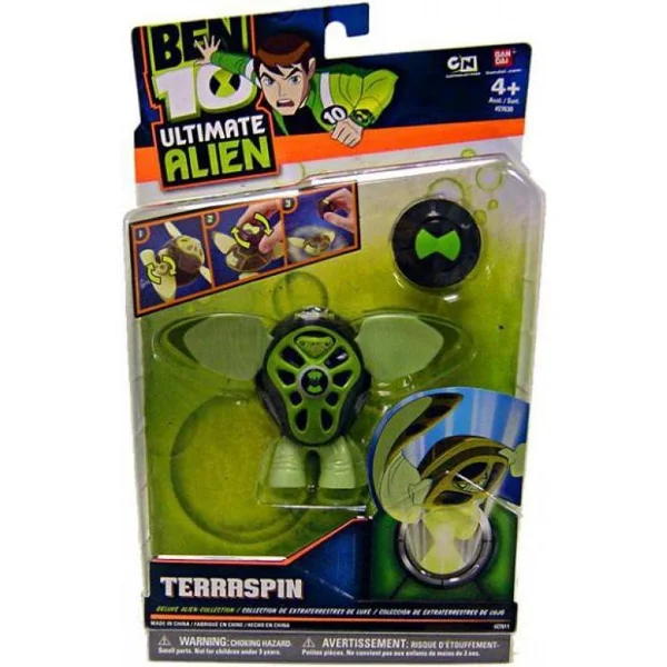 Ben 10 Ultimate Alien Deluxe Alien Collection Terraspin Action Figure