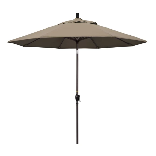 California Umbrella 9 ft. Aluminum Push Button Tilt Market Umbrella