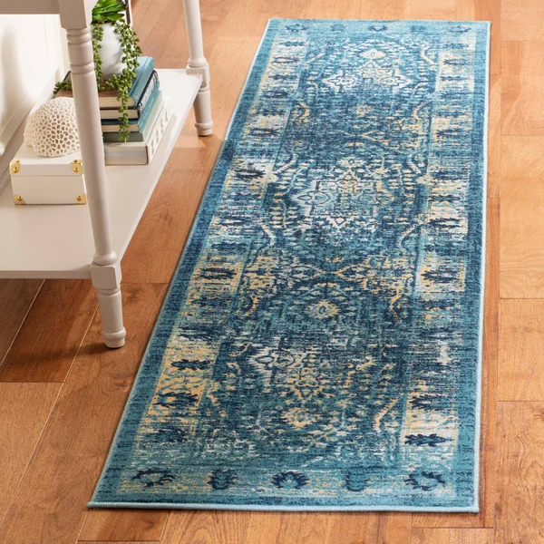 Safavieh EVK509A Evoke Navy - Gold Area Rug - 9& x 12&