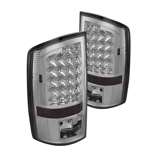 Xtune Dodge Ram 07-08 1500 - Ram 07-09 2500/3500 LED Tail Lights Chrome ALT-JH-DR07-LED-C