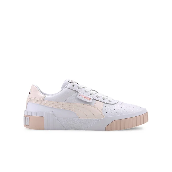 Puma Cali White/Rosewater Women's Shoes, White/Pink, Size: 7