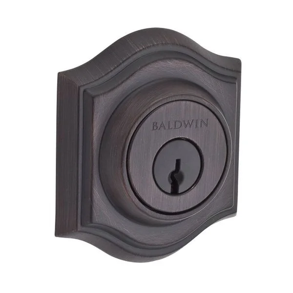 Baldwin Traditional Arch Deadbolt Single Cylinder Satin Nickel