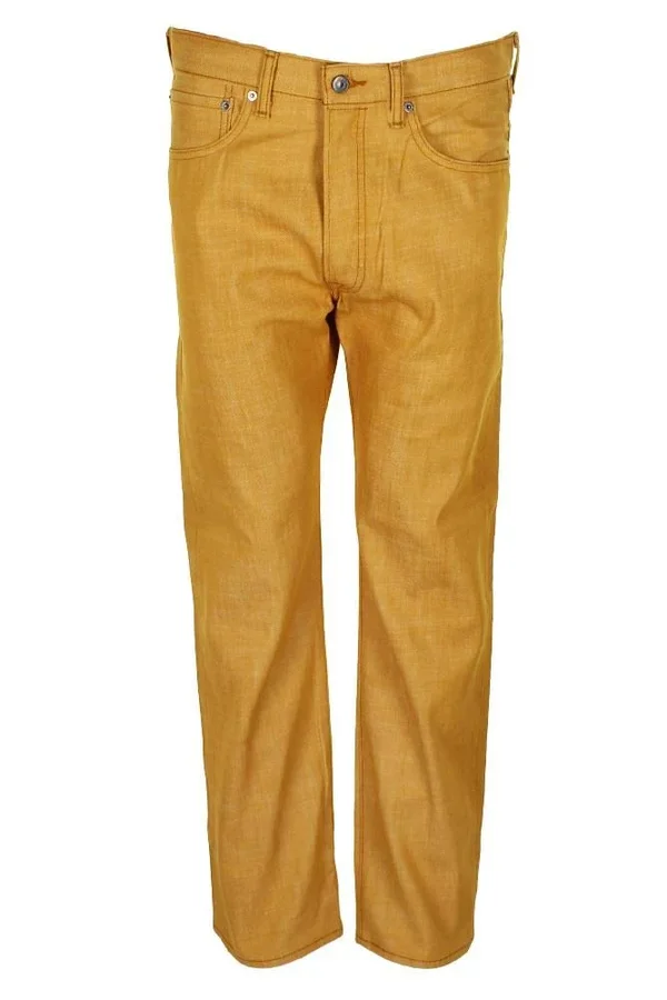 Levi&s Men's 501 Denim Original Shrink to Fit Button Fly Jeans - Gold 2515