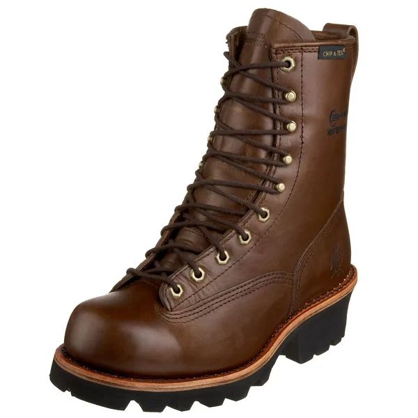 Chippewa Men's Bay Apache 8 in. Waterproof Logger Boots - 73100, Brown