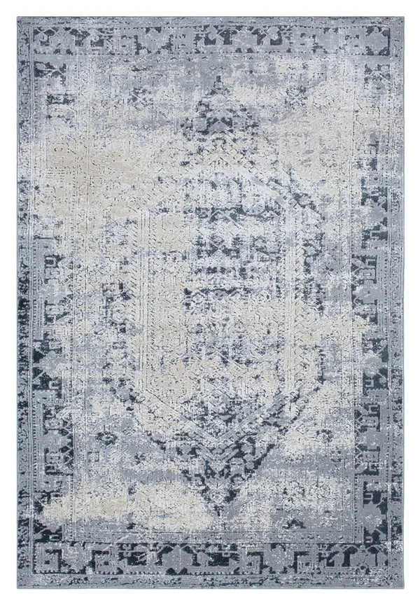 Surya World Needle Durham 5& 3x22 x 7& 3x22 Area Rug - Blue by Ashley HomeStore