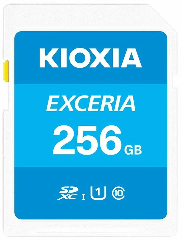 Kioxia Exceria U1 UHS-I Class 10 100MB/s Read Flash Memory Card 256gb SD New Com