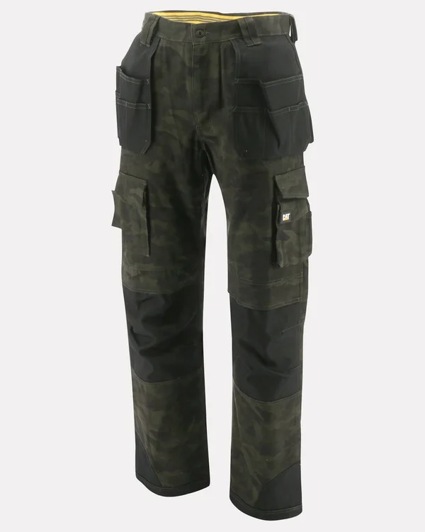 Caterpillar Men's Trademark Trousers - C172, Night Camo
