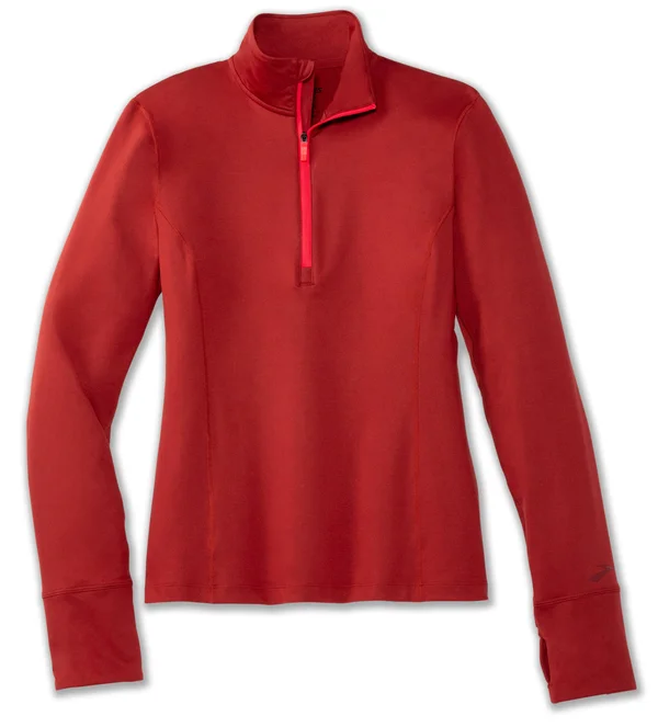 Brooks Women's Dash Half Zip (221433) Xs, Rosewood