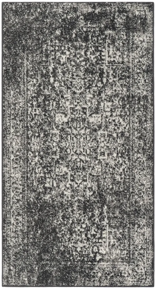 Safavieh Evoke EVK256R Area Rug Black/Grey 2&2x22 x 7& Runner