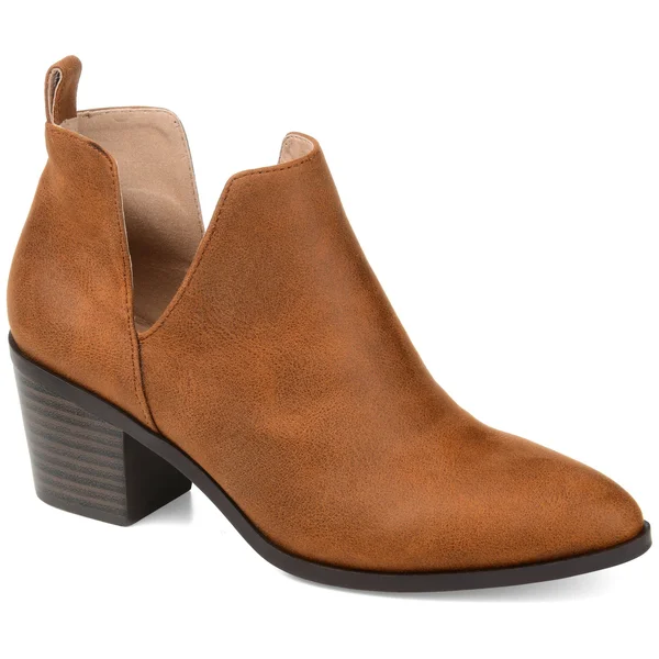 Journee Collection Women's Lola Bootie Brown 7