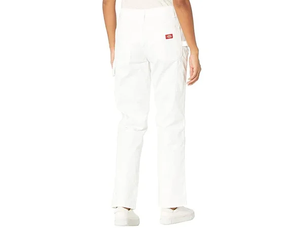 Women's Dickies Relaxed Fit Carpenter Pants - Size 5 - White
