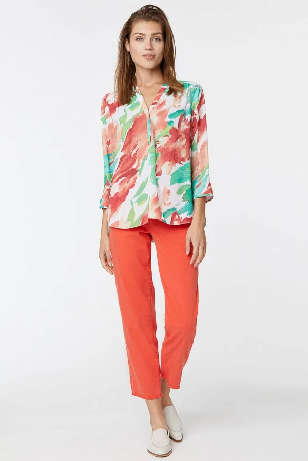 Curves 360 by Nydj Perfect Blouse - Size X-Small in Summertide at Nordstrom
