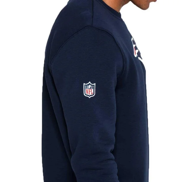 New Era New England Patriots NFL Blue Crew Neck Sweatshirt