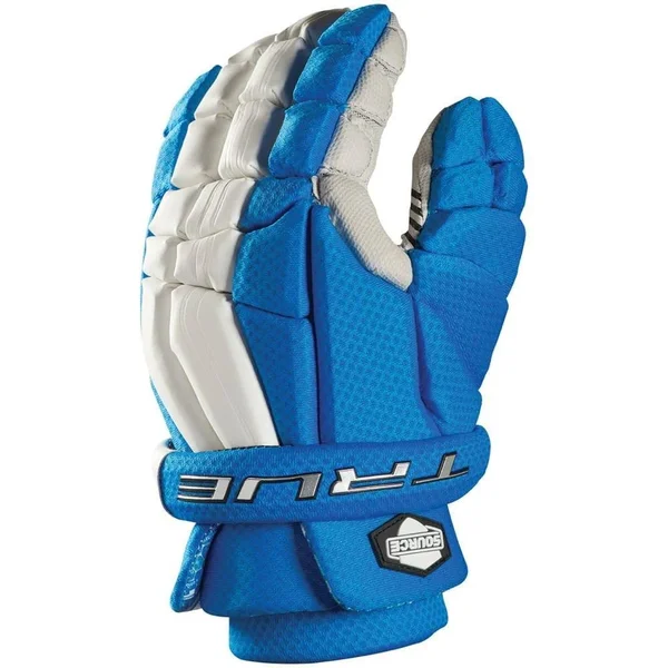True Source Glove Lacrosse Gloves - Royal Blue - Size: Medium