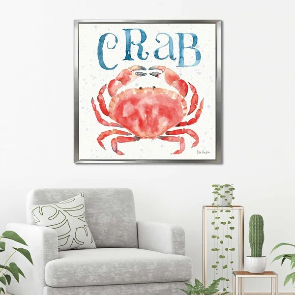 Picture Perfect International Lisa Audit Beach House Kitchen III Giclee Stretched Canvas Wall Art - Size: 31.5 inch x 31.5 inch
