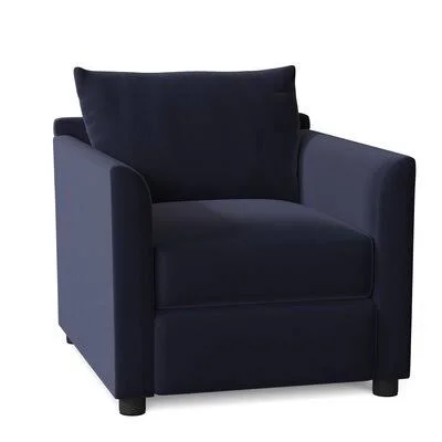 Georgia 34x22 Wide Chair Body Fabric: Sunbrella Canvas Navy