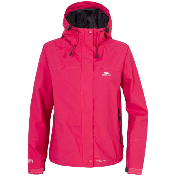 Trespass Womens/Ladies Miyake Hooded Waterproof Jacket, S, Cerise