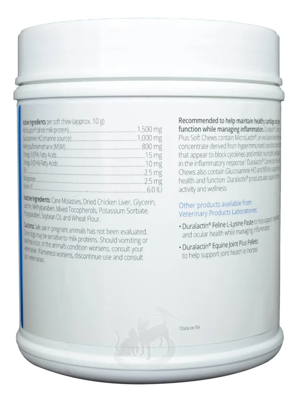 Duralactin Canine Joint Plus Soft Chews 90 Count