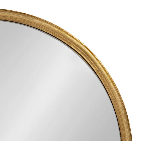 Kate and Laurel Caskill Capsule Framed Wall Mirror - Gold - 24x36