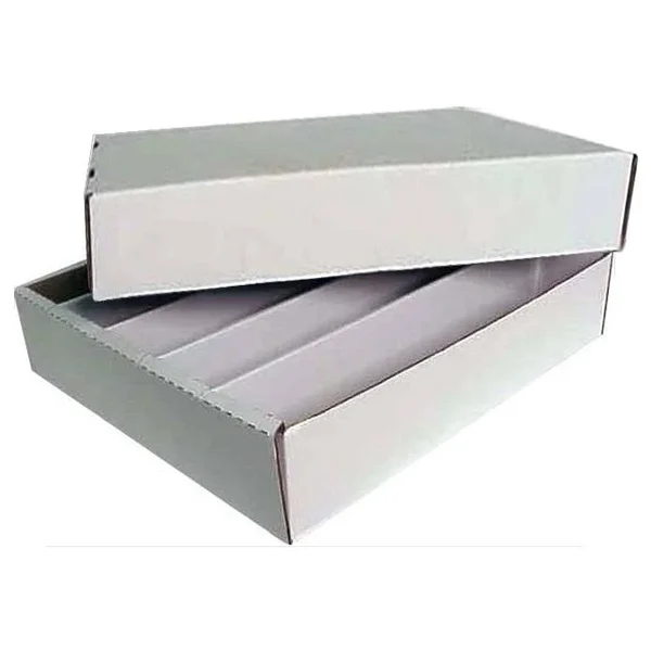 Max Protection Bundle of 25 - 5000ct 5-Row Cardboard Trading Baseball Gaming Card Storage Boxes