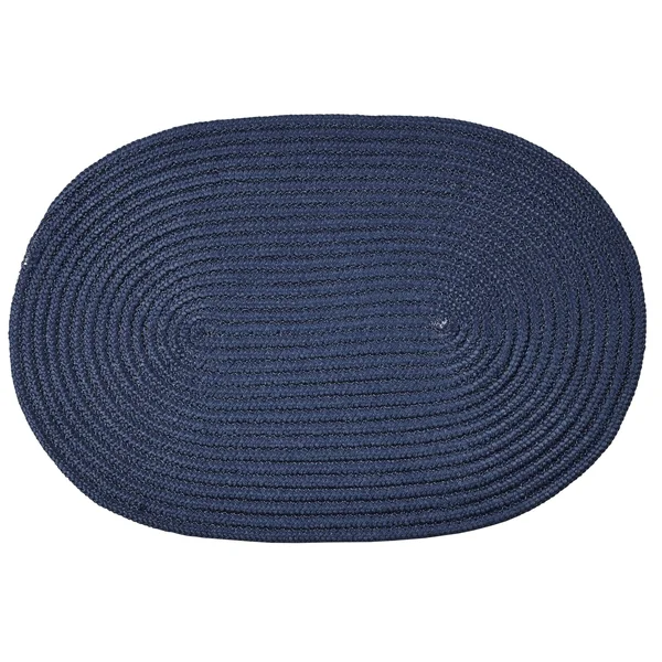 Better Trends Country Braid Collection Is Durable and Stain Resistant Reversible Indoor Area Utility Rug - Straw Solid 24x22 x 1