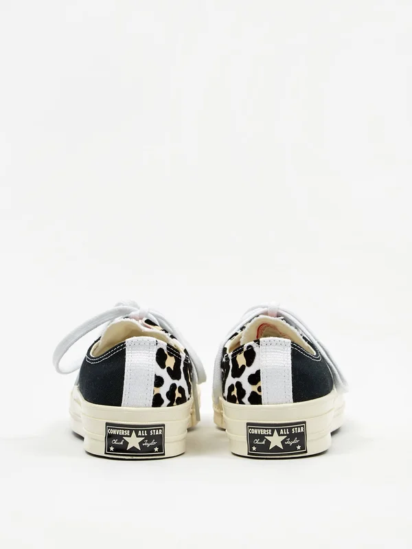 Converse Chuck 70 Logo Play Ox Sneakers White/Black/Desert Ore 5