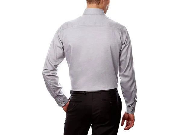 Calvin Klein Men's Dress Shirt Regular Fit Non Iron Stretch Solid