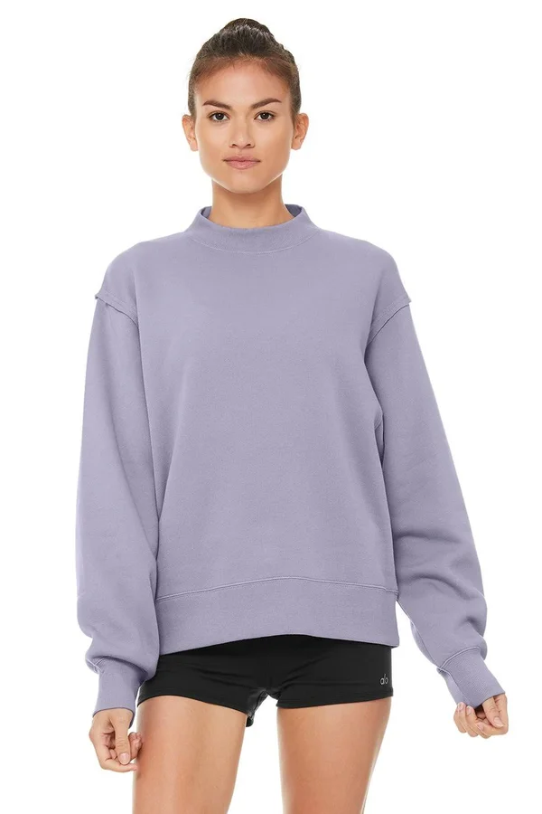 Alo Yoga Freestyle Fleece Sweatshirt - Medium - Forest