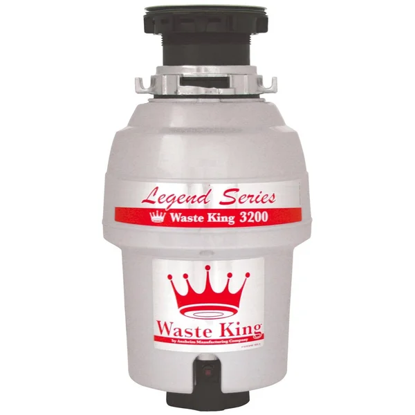Waste King L-3200 Garbage Disposer Legend Series - 3/4 HP