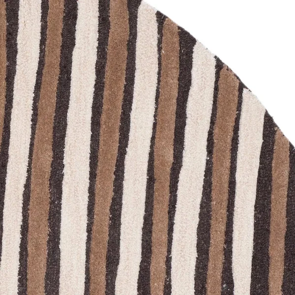 Safavieh 2&-3x22 x 10& Martha Stewart Hand Drawn Stripe Nmbus Cloud GRY Rug