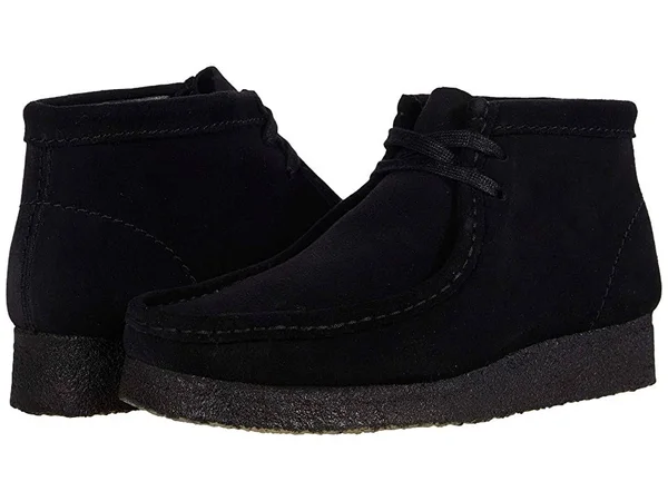 Clarks Womens Wallabee Boot Ankle, Women's, Size: 8.5, Black