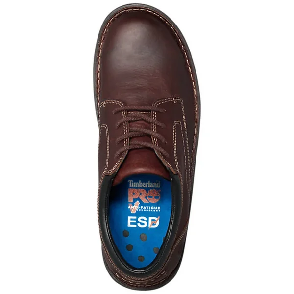 Timberland Pro Men's Gladstone ESD Steel Toe Work Shoes Brown