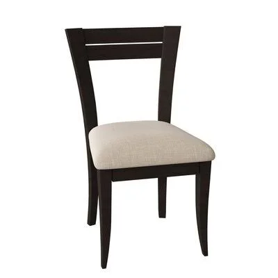 Tylor Ladder Back Side Chair Corrigan Studio Frame Color: Rockport - Upholstery Color: Galaxy