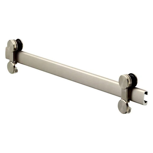 Delta Shower Door 48 x 71 in. Frameless Exposed Rollers Mozaic Glass Nickel 2439267