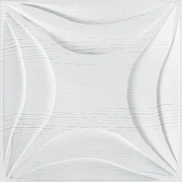 3D Fiber Wall Decor panelling, 20x22x20x22/pc (Lily - 12pc)