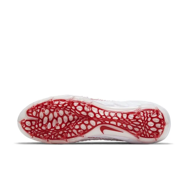 Nike Alpha Huarache 7 Elite Lacrosse Cleats (White)