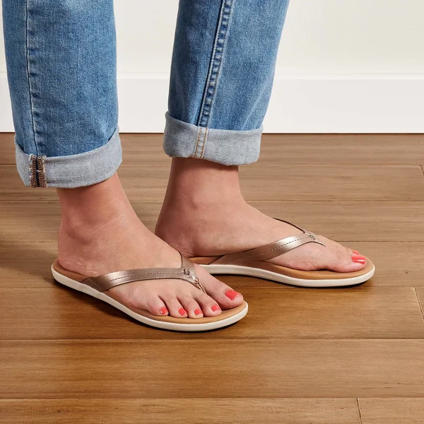 Olukai Women's Honu - Pink Copper/Sahara - 6
