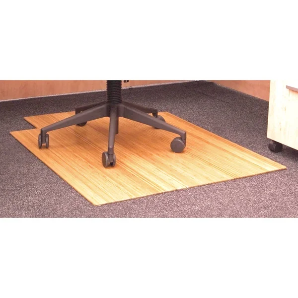 Anji Mountain Bamboo Roll-Up Chairmat - 36x22 x 48