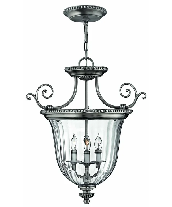 Hinkley Lighting 3613PW Cambridge Foyer Pendant Light - Pewter