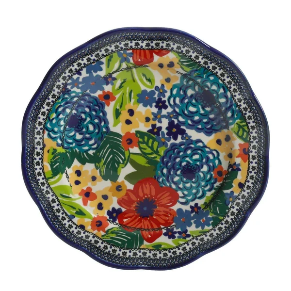 The Pioneer Woman Dazzling Dahlias 12-Piece Dinnerware Set - Cobalt