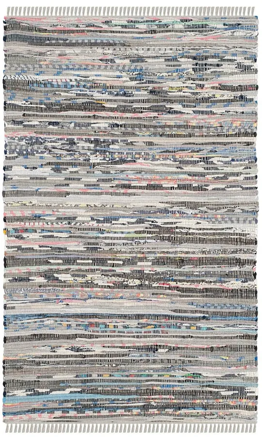 Safavieh Rag Rug RAR121A 2&3x22 x 9&0x22 Runner Grey Area Rug