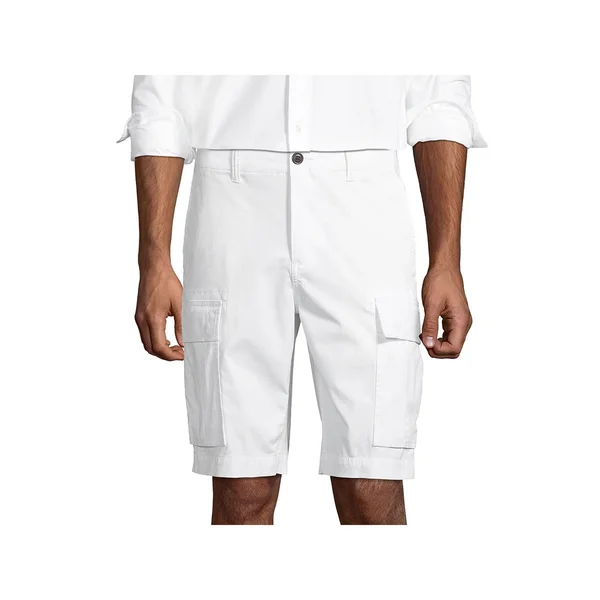 Men's Lands& End Traditional Fit Comfort-First Knockabout Cargo Shorts, Size: 36, White