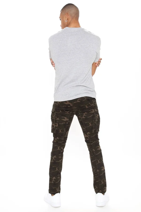 Mens Summer Games Cargo Pants in Camouflage Size 32 by Fashion Nova