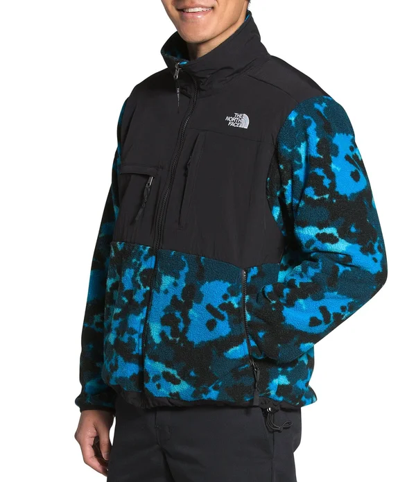 The North Face Men's 95 Retro Denali Jacket - Small - Clear Lake Blue Digi Topo Print