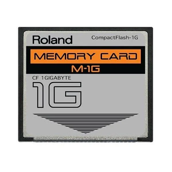 1GB Roland M-1G CompactFlash CF Memory Card for MC-808 - SP-404, Sp-555, V-Synth, Fantom and More