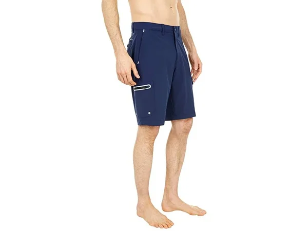 Tommy Bahama Cayman Isles Cargo 10 Inseam Shorts - Mens, 32, Ocean Deep
